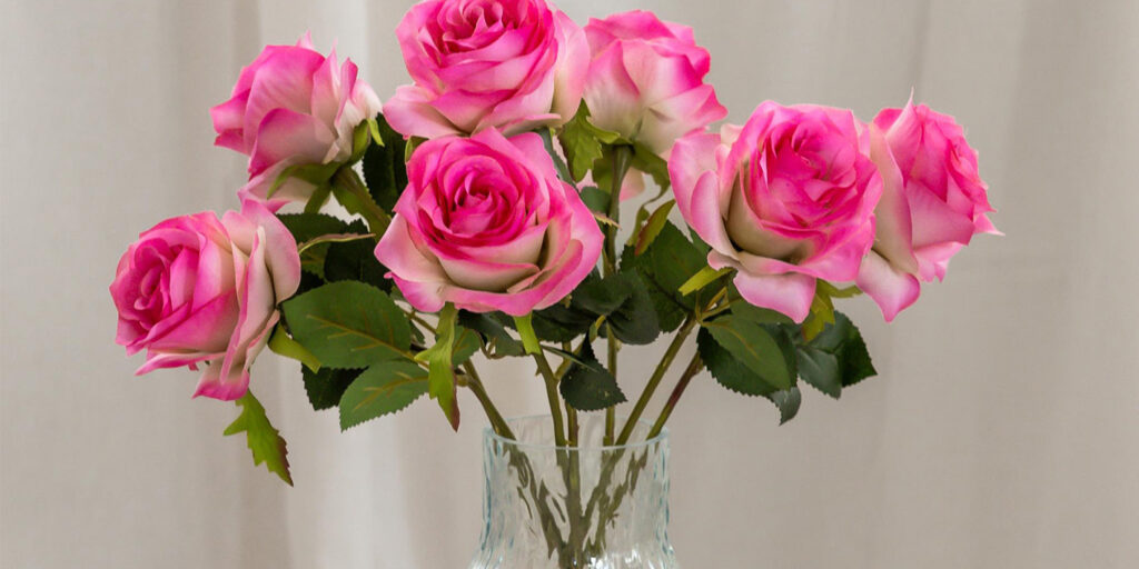 Fabulous Mama Pink Ribbon Rozen vaas